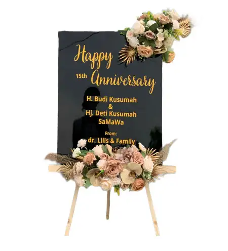 Papan Bunga Akrilik Pagar Alam