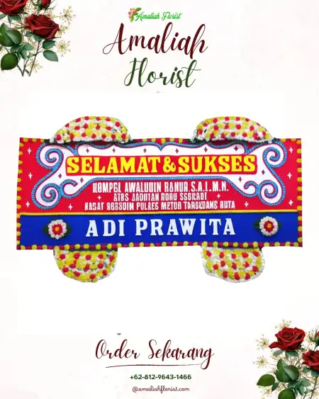 Papan Bunga Ucapan Selamat Pagar Alam